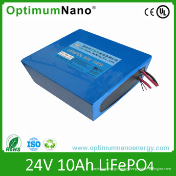 24V 10ah LiFePO4 Battery Pack for E-Bike